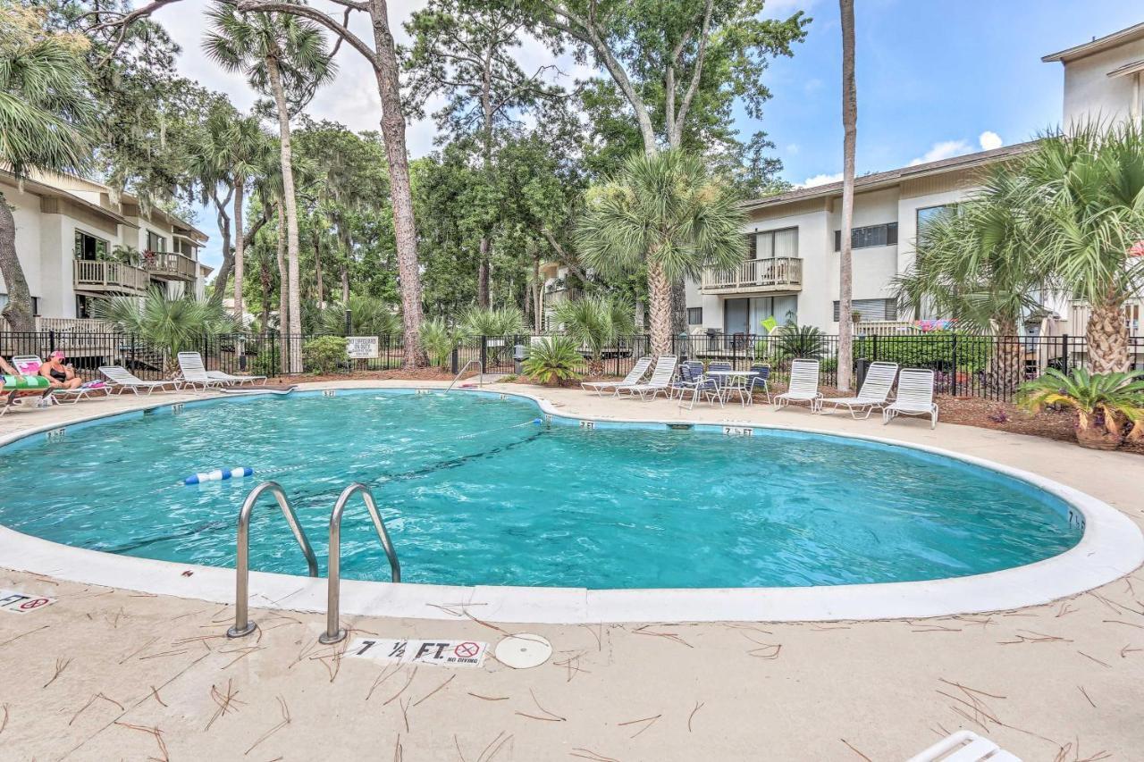 Hilton Head Island Townhome Patio, Walk To Beach Exterior photo