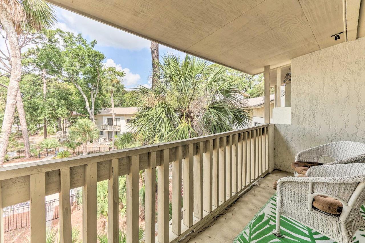 Hilton Head Island Townhome Patio, Walk To Beach Exterior photo