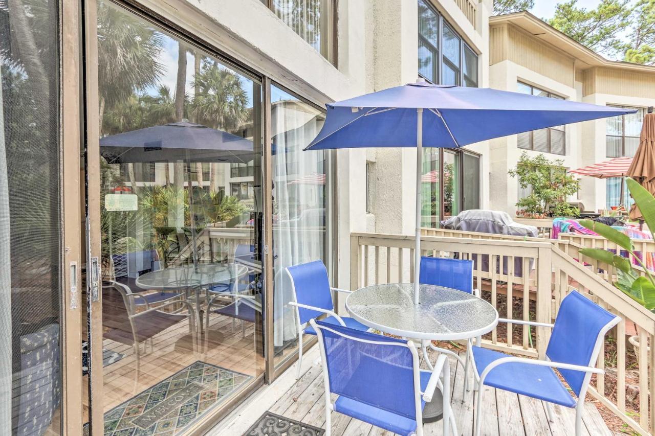 Hilton Head Island Townhome Patio, Walk To Beach Exterior photo